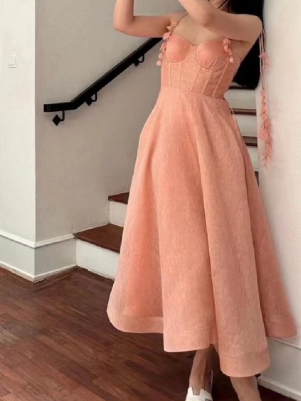 Zimmermann pink midi dress size 0
